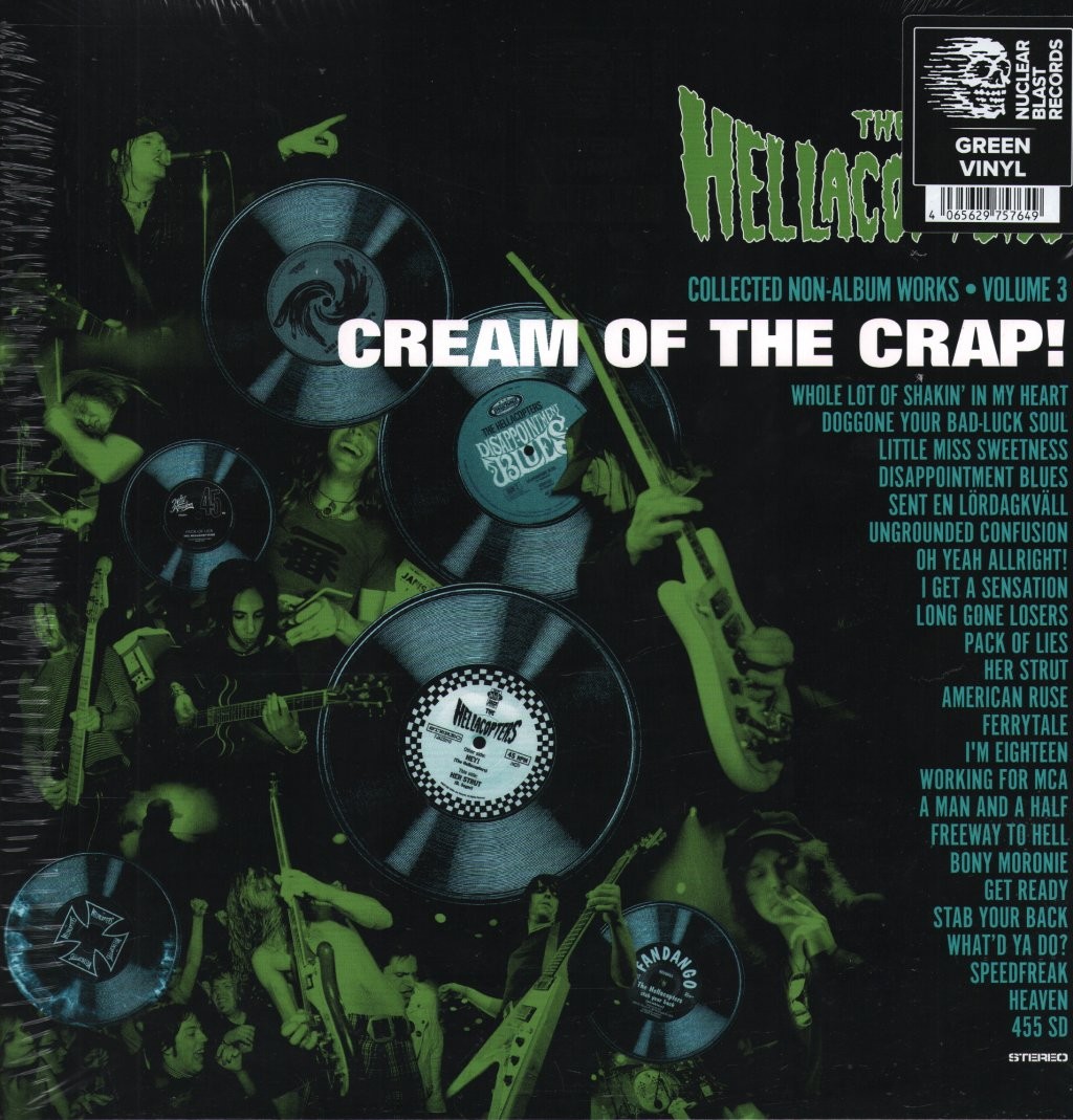 Hellacopters Cream of the Crap! Collected Non-Album Works Vol. 3 double LP vinyl