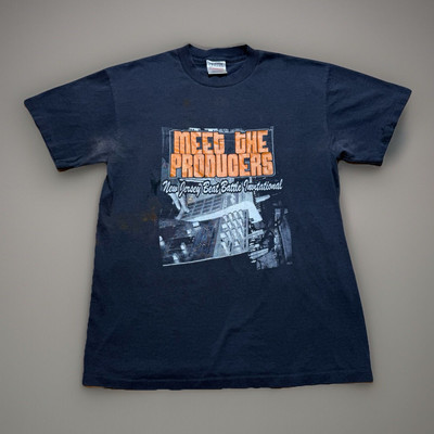 Vintage Meet The Producers New Jersey All Street Beat Battle Shirt Size Medium