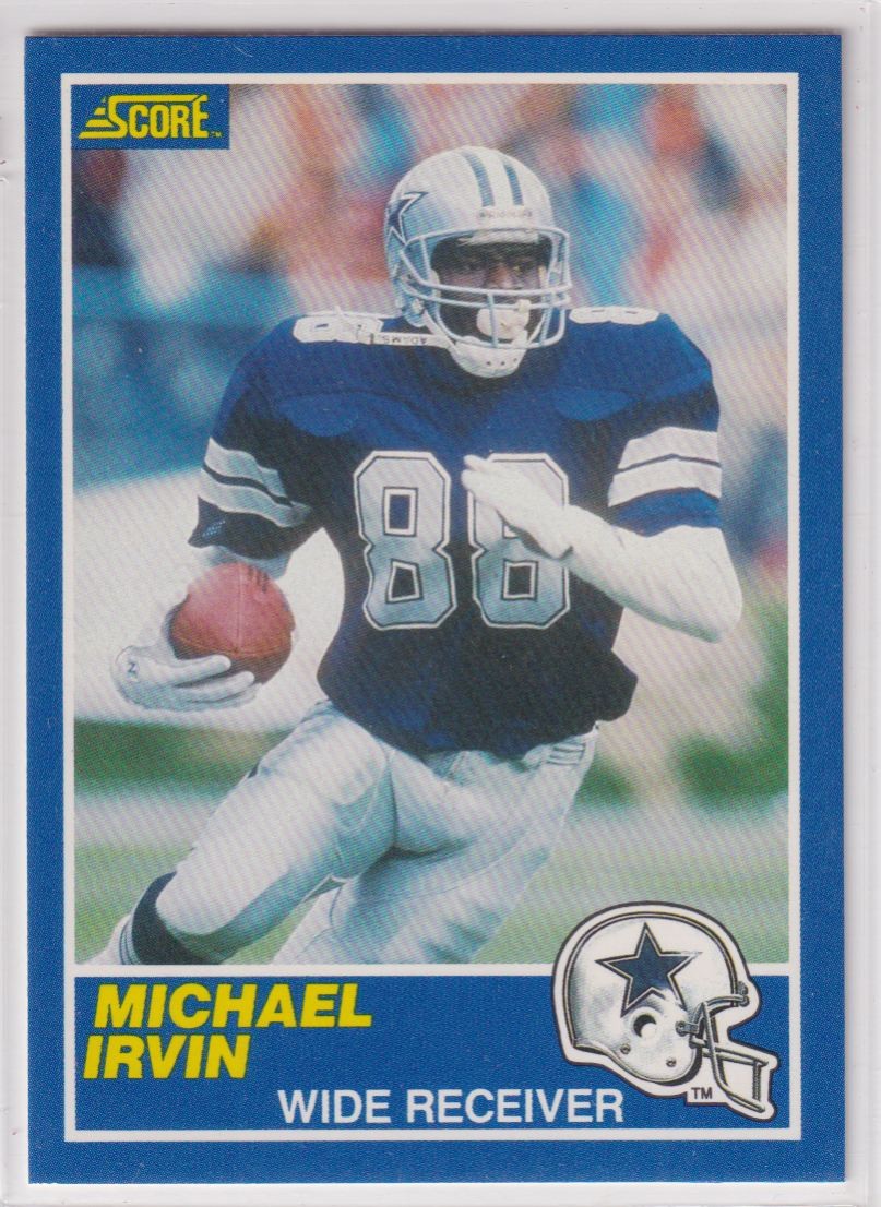 1989 Score #18 Michael Irvin