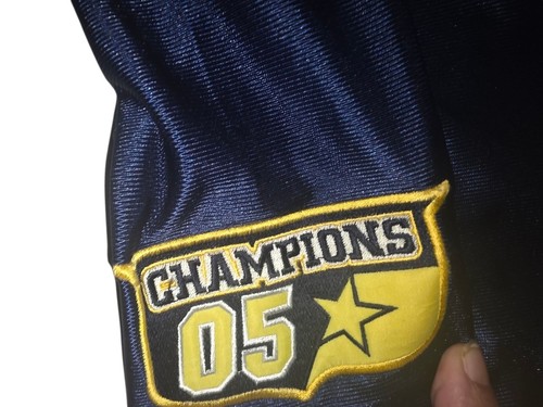 Fubu Sport Collection Jersey Men’s 2XL #05 Embroidered Mesh Yellow/Blue Y2K - Picture 5 of 11