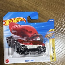 Hot Wheels Sushi Tuner Fast Foodie 25 164 Diecast Car Redwhiteblack. Desc.