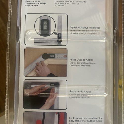 Johnson Level & Tool 1888-1100 Digital Angle Finder,Ss,11 In L - Picture 5 of 7
