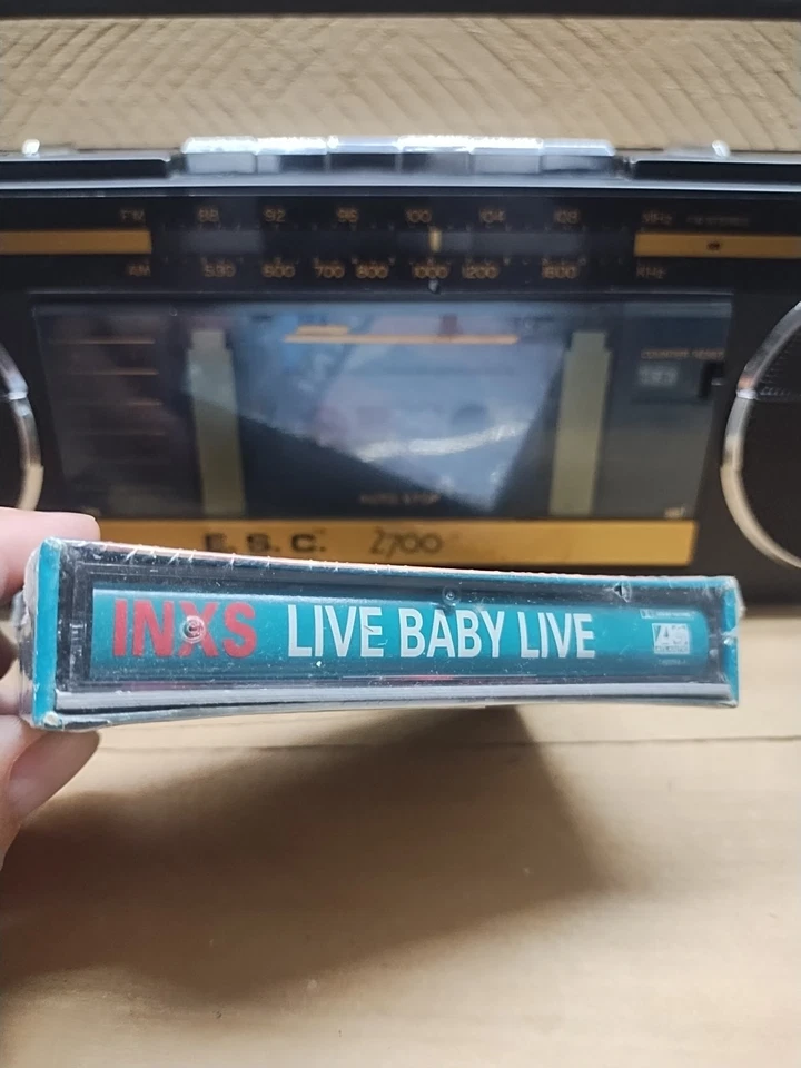 New Sealed INXS Live Baby Live Promo Box Cassette Tape With Photo Booklet  1991 - Image 4 of 4