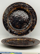 Set Of 2 Tortoise Shell Pattern Decorative Ch...