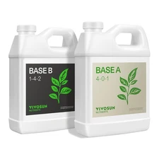 VIVOSUN Nutrients Base A & B Bundle, Liquid Fertilizer Supports Vegetative