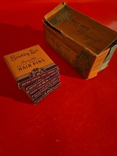 Scoldy Lox Vintage Hair Pins 1 3/4" Black Lot Of 4 Bx