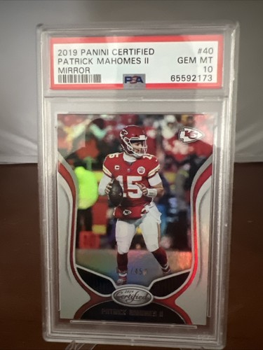 2019 Certified Patrick Mahomes Mirror /450 Psa 10