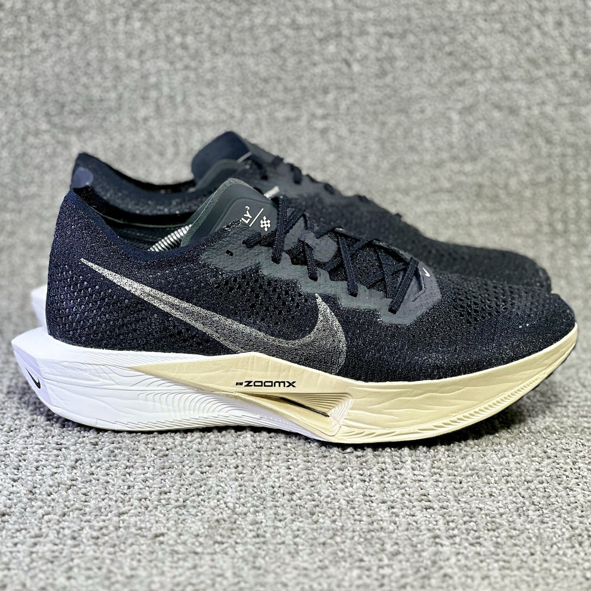 Nike ZoomX Vaporfly Next% 3 Black Metallic Gold Grain DV4130-002
