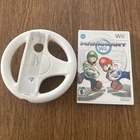Nintendo Wii Mario Kart Video Game W/ Steering Wheel