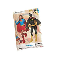UNCUT SIMPLICITY 0775 Sewing Pattern Supergirl Batgirl COSTUMES Sizes 6-14