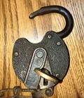 Antique Yale Navy USN Padlock W/ Key Vintage Military Equipment Lock WORKING — photo 2