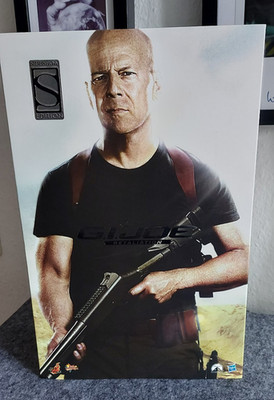 Hot Toys MMS206 GI JOE   Joe Colton / Bruce Willis  Sideshow Edition Toy Fairs