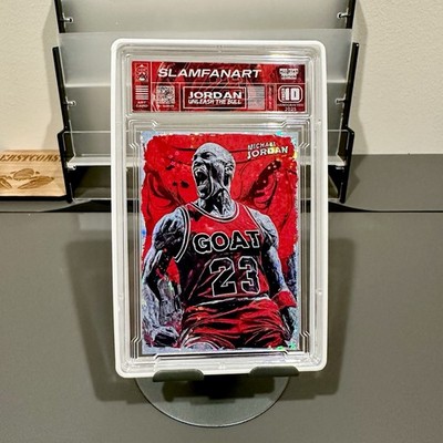 2025 Slam Fan Art Michael Jordan Unleash Bull All Star Fresh 10 One Of One 1/1