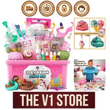 Sensory-Rich Cherry-Scented Slime Kit for Girls - 10.63'' Compact Design