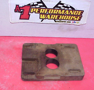 Phenolic Holley 500 CFM 2 Barrel Carburetor Adapter Plate IMCA Wissota UMP