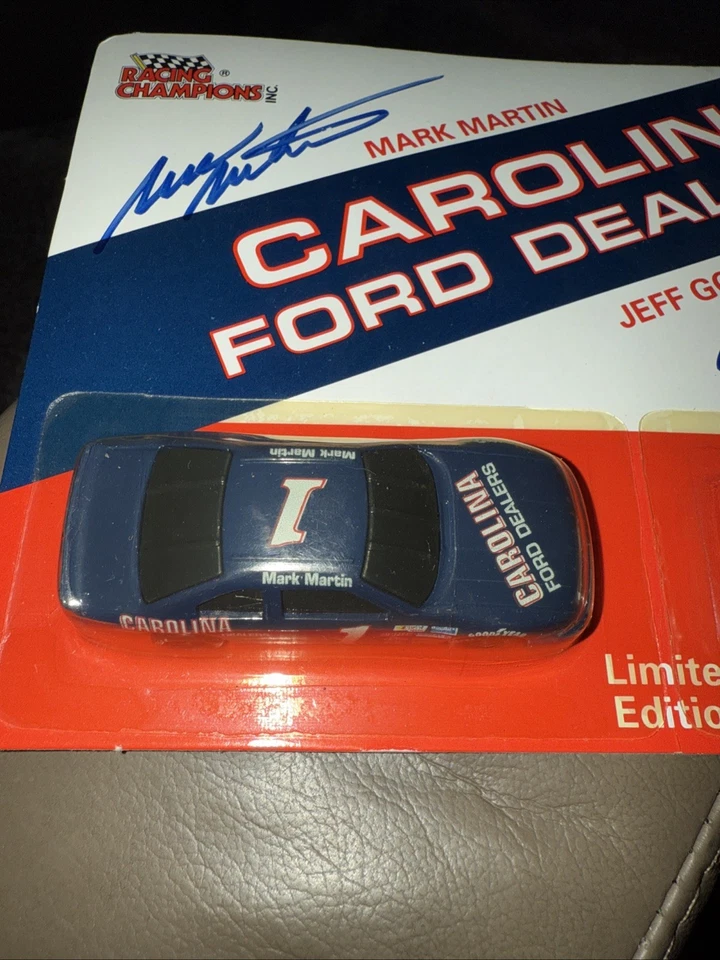 Mark Martin & Jeff Gordon CAROLINA FORD CONCESIONARIOS AUTOS NASCAR AUTOGRAFIADOS ¡Raro!! Foto 2 de 4
