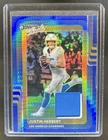 2025 Donruss Optic Justin Herbert Blue Hyper (RAW)