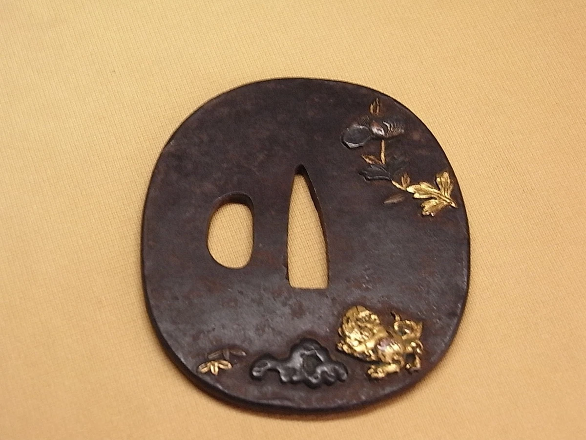 Iron 主1850-1899 年日本刀镡| eBay