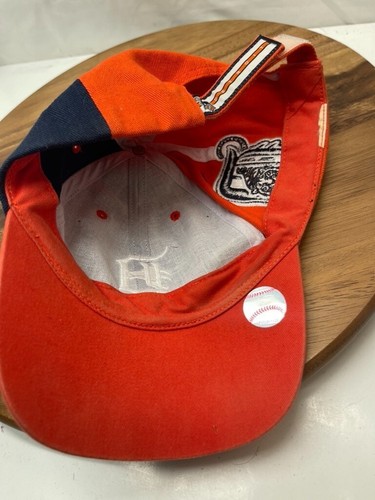 Detroit Tigers Hat Cap Orange Navy Side Logo Tiger D Strapback - Picture 7 of 10
