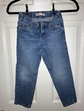 Levis 502 Jeans Boys Size 5 Regular Taper Medium Color Adjustable Waist