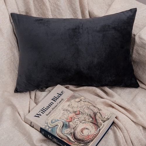 Velvet Cushion Cover 2 Pack Ultra Soft Various Colors Throw Pillow Case - Picture 19 of 64
