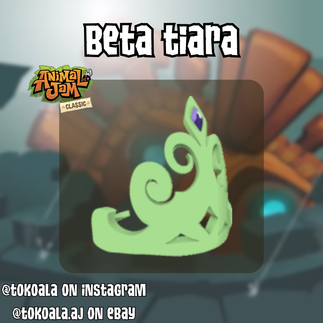 Animal Jam Classic AJC Beta Tiara [READ DESCRIPTION]