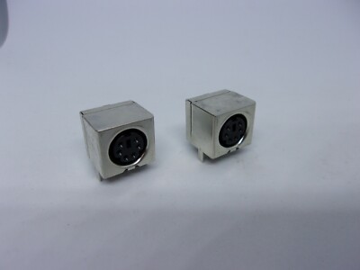 2x Pack PS/2 PS2 PC 6 Pins Keyboard Mouse Connector Main Board Port Jack Socket