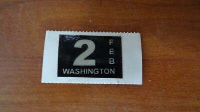 February Washington Authentic DMV Issued License Plate Registration Sticker!!!