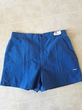 Vtg 80 s 90 s Sea Waves Mens Blue Shorts Designed In Hawaii Size 40 Actual 35