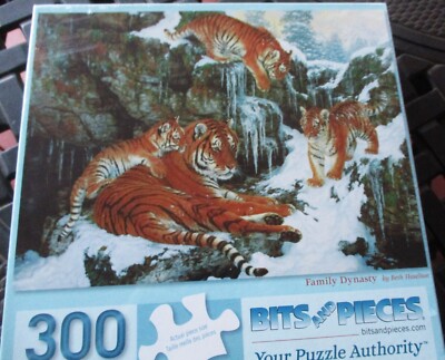 300 Piece Beth Hoselton Art Puzzle ''Family Dynasty'' Large Format 18''x 24'' Bits