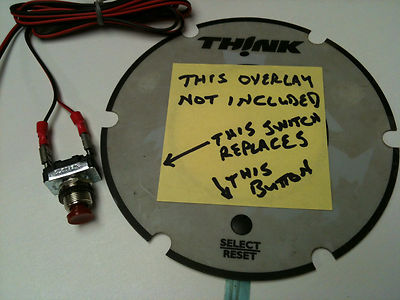 NEW Replacement Button for FORD THINK Cluster Faceplate ''Reset/Select'' Switch
