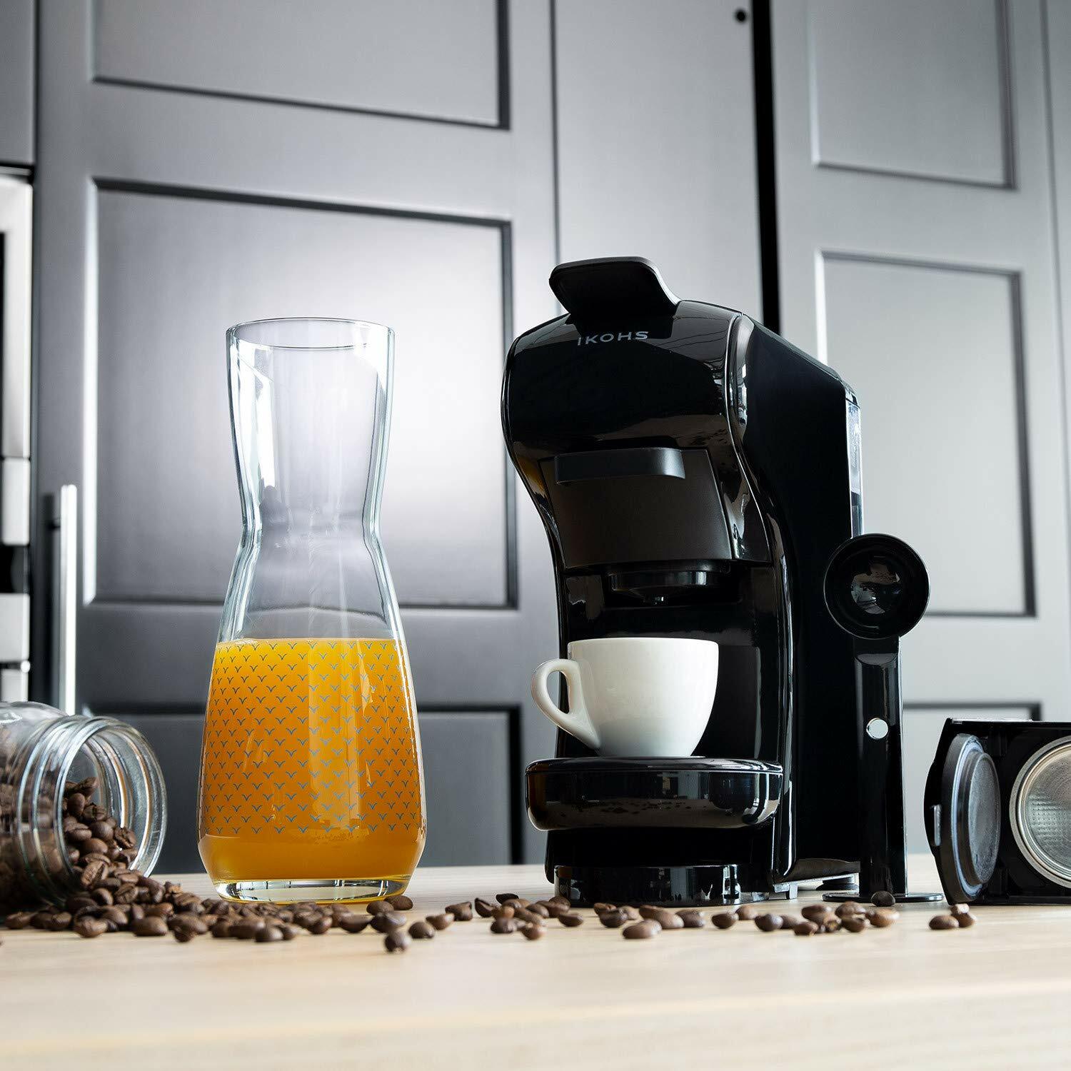 IKOHS Cafetera Multicápsula y Espresso - Negra | Compra online en eBay