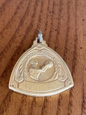 Vtg Balfour Antique Vtg Basketball Sports Championship Medal Gold Filled Award