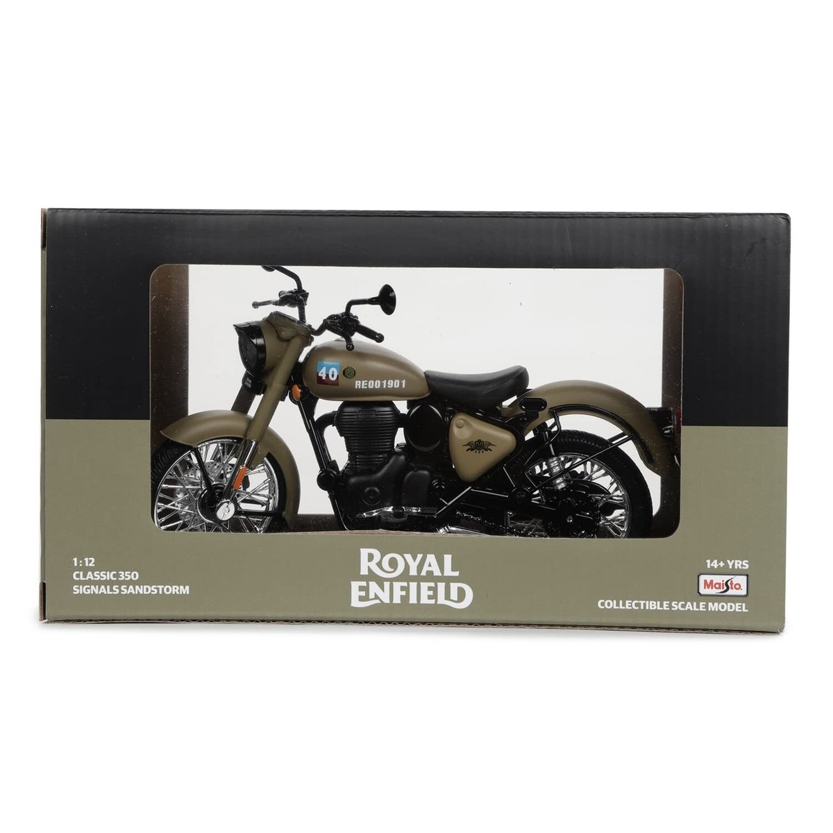 Fit For Royal Enfield Signals Sandstorm 1:12 J1a Classic 350 Scale
