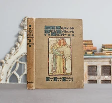 Rare Antique Old Book Lady King Arthur Court 1907 Illustrated Medieval Legend ⭐️