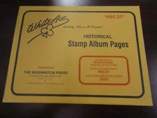 "WHITEACE" STAMP ALBUM PAGES U.S. REGULAR ISSUE SUPPLEMENT #RSC-28 FREE SHP.