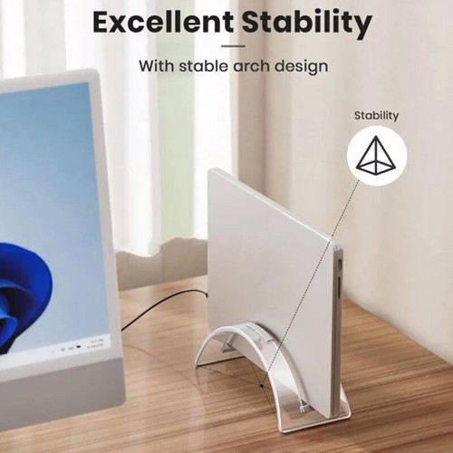 Acrylic Desktop Stand Acrylic Vertical Laptop Stand With High Stability Strong - Picture 3 of 8