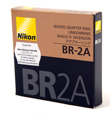 Nikon BR-2A 52mm Reversing Adapter Ring - Mint in Box 