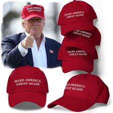Make America Great Again Dad hat, MAGA Red Cap, President Donald Trump 2024