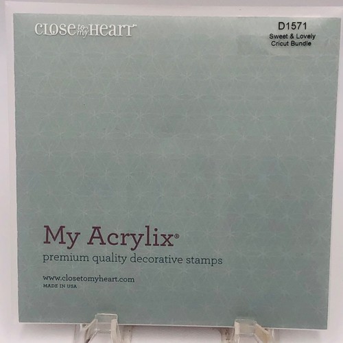 CTMH Close To My Heart Stamp Acrylix Sweet & Lovely D1571Cards/Scrapbook New - Picture 3 of 3