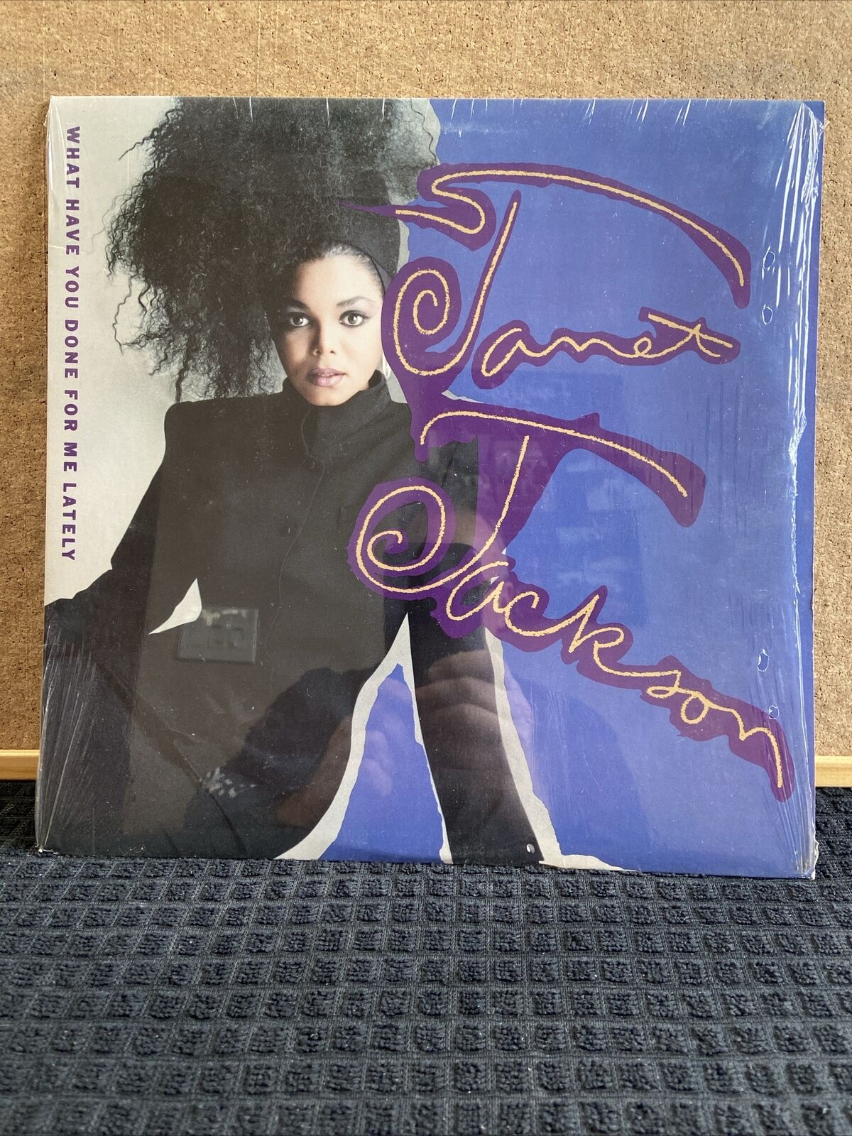JANET JACKSON ~ WHAT HAVE YOU DONE FOR ME LATELY 12" SINGLE  1986/ SHRINK/NM/EX
