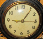 General Electric Ship Wheel Clock 3H98 Anchor inside Face Vintage Nautical Decor — photo 2