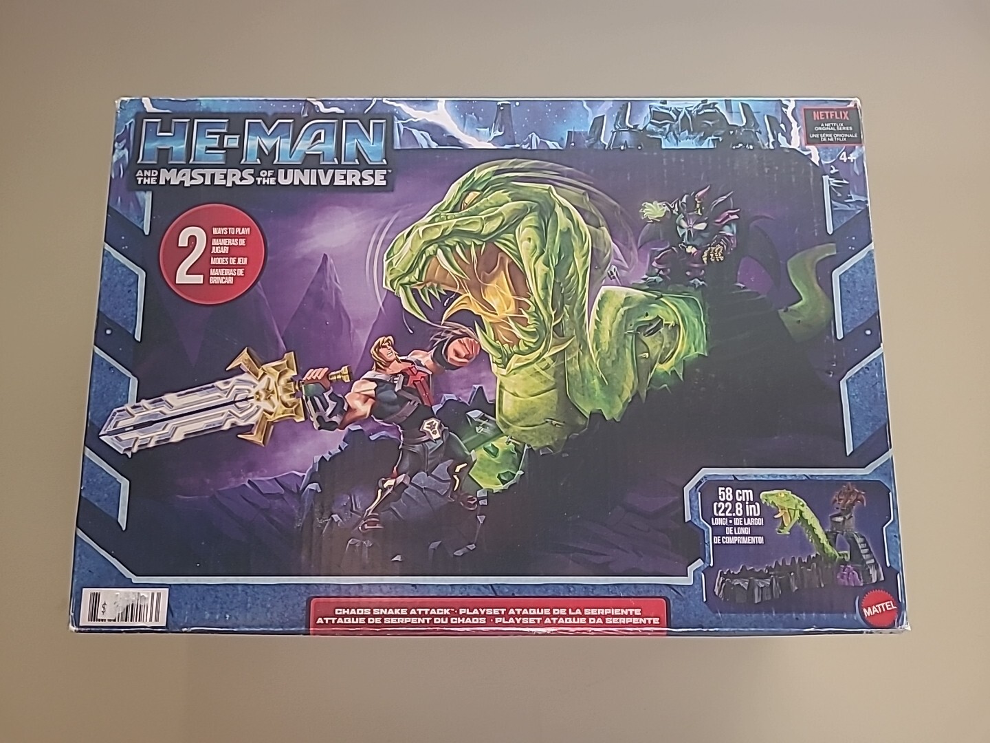 He-Man Masters of the Universe Chaos Snake Attack Playset New in Box