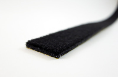 Felt Strips 45mm Wide, 3mm Thick - Felt Tape Black From 1m - Strong Self Adhesive