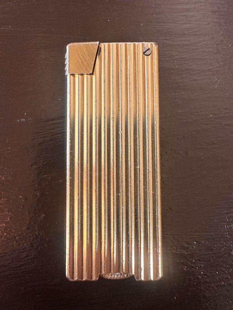 Vintage RARE CYGNUS LIGHTER Made by penguin Art Deco Gold | eBay