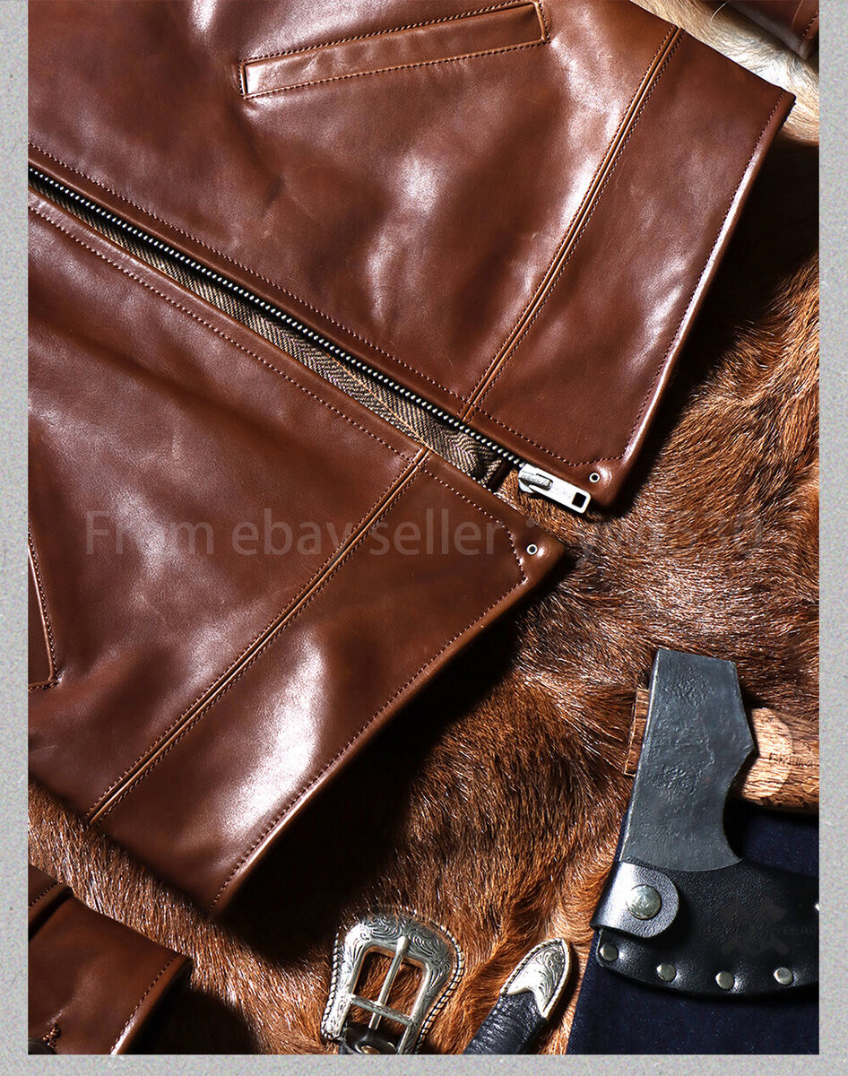 Full Grain Batik Horsehide Men's 19*30 Vintage Genuine Full Grain Batik Horsehide Men's 19*30 Vintage Genuine