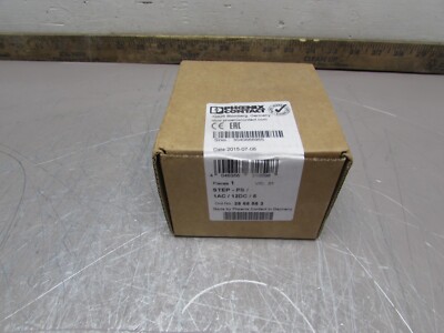PHOENIX CONTACT STEP-PS/1AC/12DC/5 , POWER SUPPLY, FACTORY SEALED!