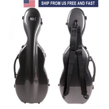 Black Violin Case 4/4 Carbon fiber composite material light violin box/bag