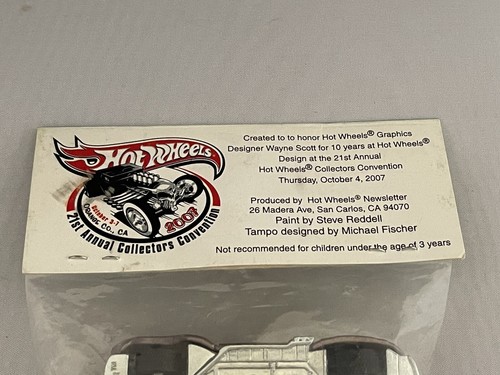 21st Collectors Convention TAIL DRAGGER Hot Wheels Special Edition 2007 - Picture 9 of 9
