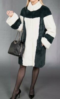 S-M NEW SHEARED BEAVER AMAZING REAL FUR COAT 40%OFF